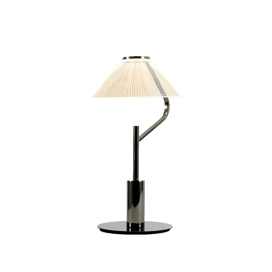 Elegant Chrome Acrylic LED Floor Lamp - Luxury Standing Light