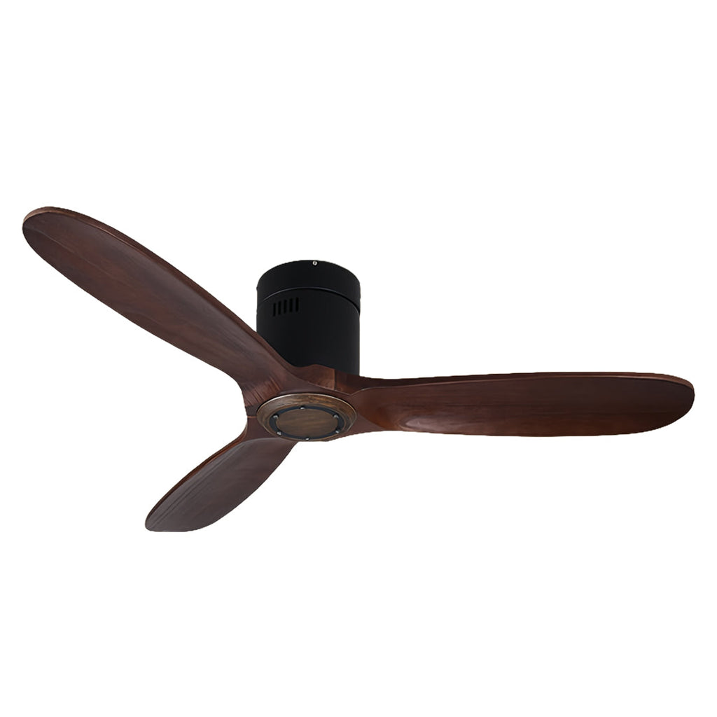 3-Blade DC Motor Ceiling Fan with Light & Remote Control – Quiet Operation