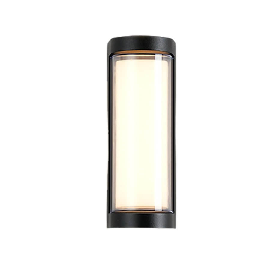Sleek Dual-Directional Outdoor Wall Light - Modern Arc & Rectangle Design