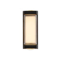 Sleek Dual-Directional Outdoor Wall Light - Modern Arc & Rectangle Design