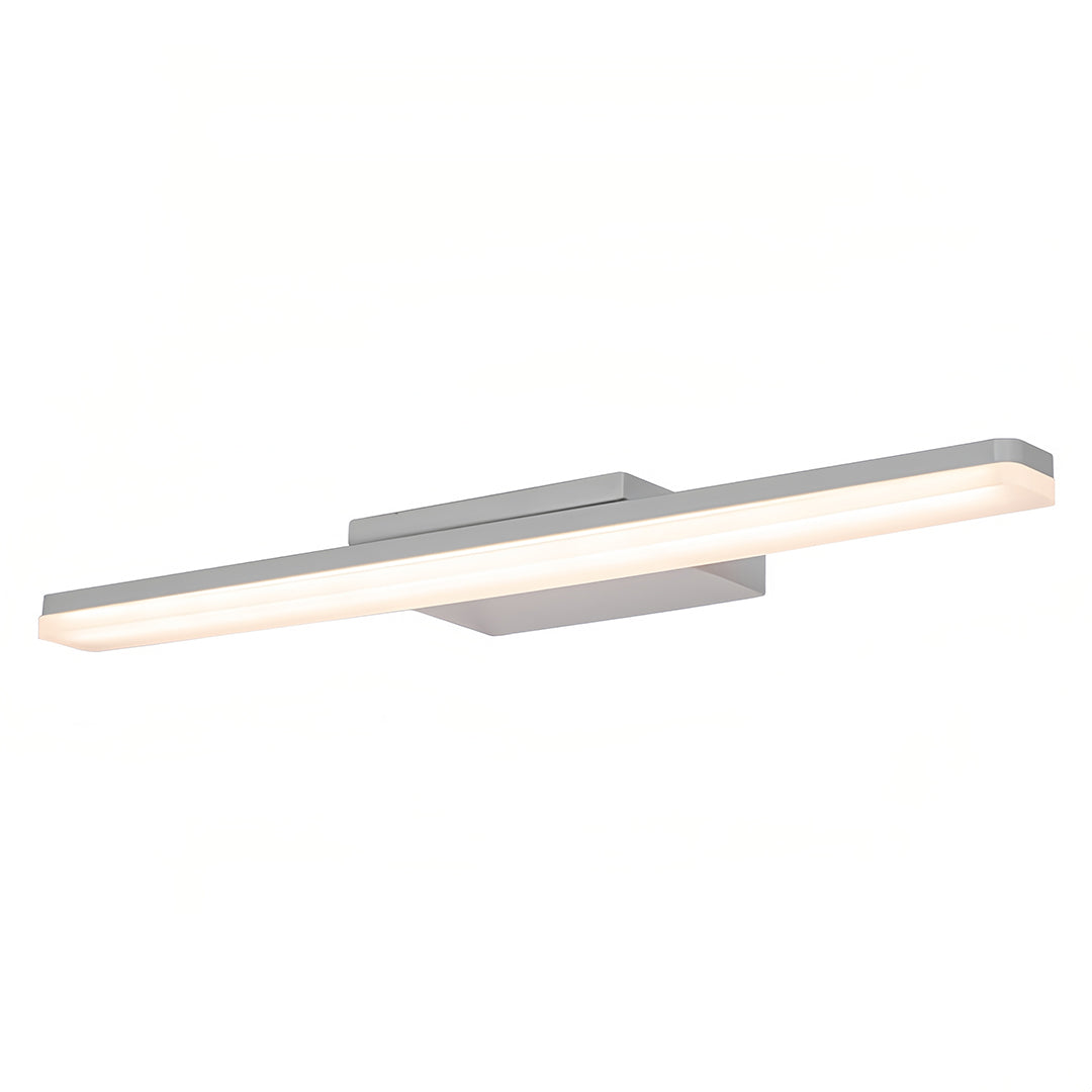 White Bathroom Vanity Light Minimalist Acrylic Contemporary Wall Light Modern Fixture LED Lighting for Home Decor Stylish Illumination for Bathroom Makeup Room Simple Design Energy Efficient Chic Wall Sconce Brightness Adjustable Elegant Lighting Solution