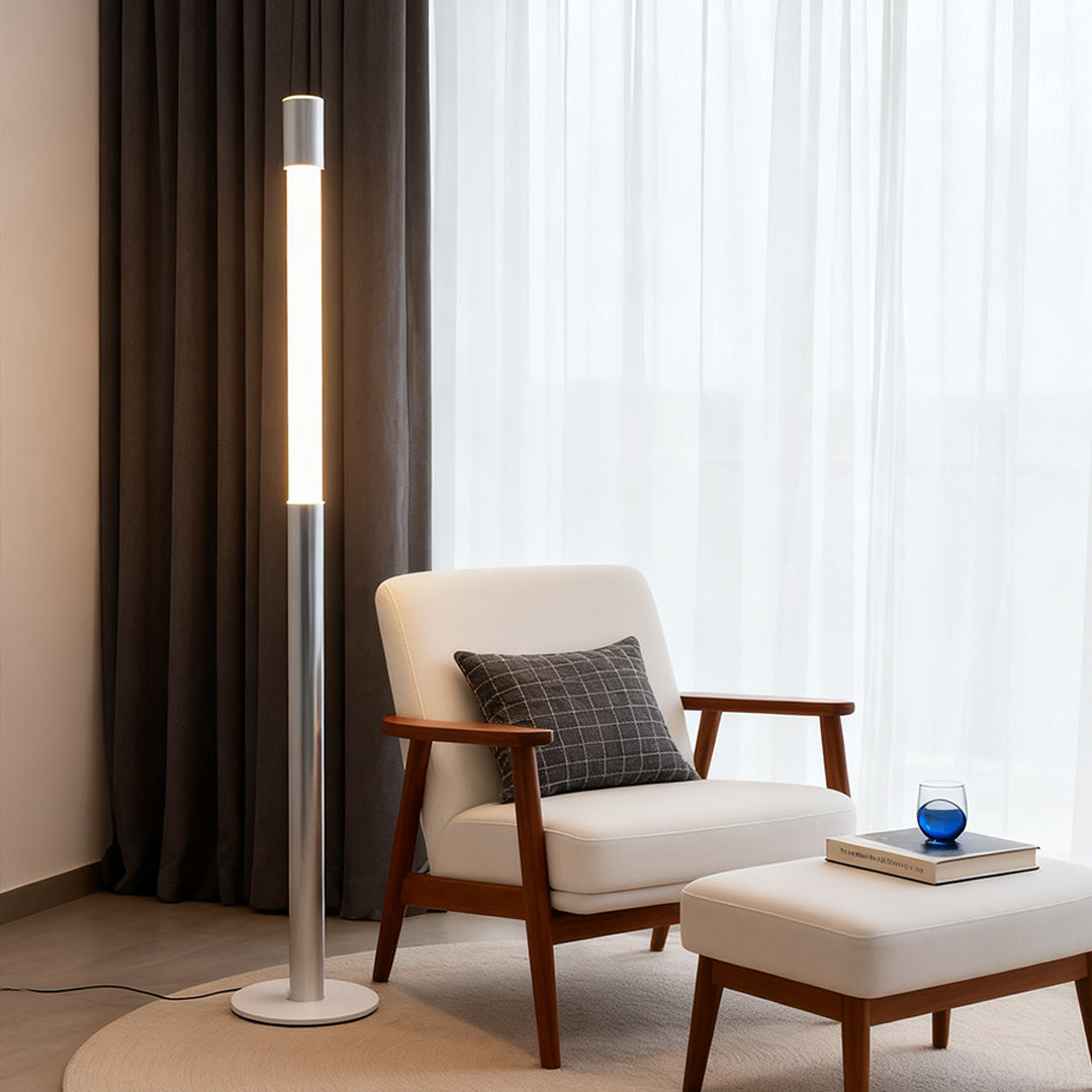 Elegant Minimalist Gray Italian Floor Lamp - Creative Design Lighting