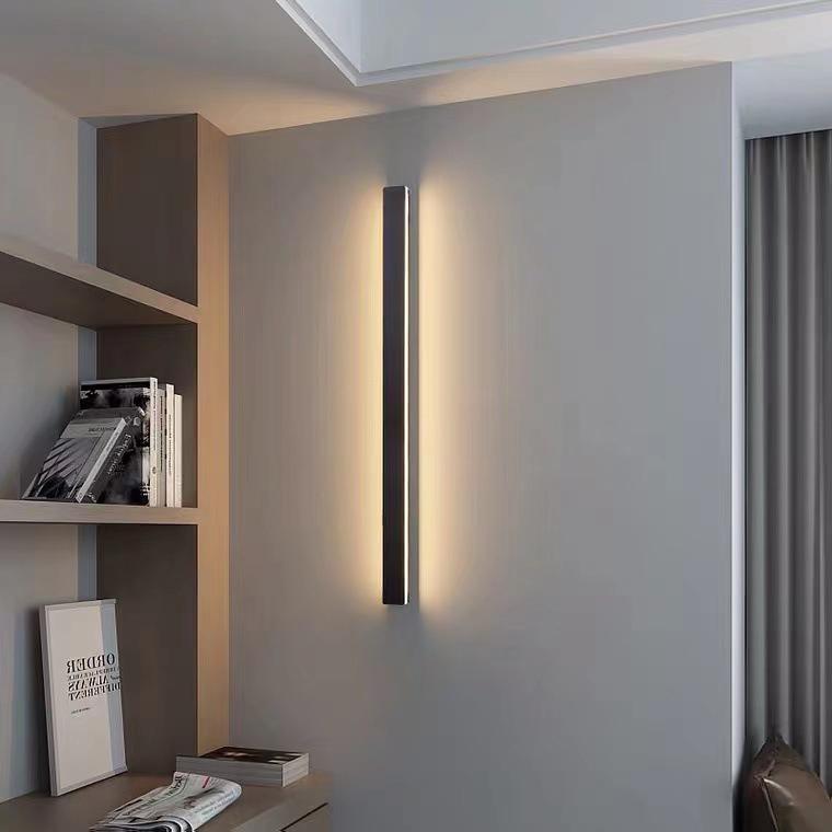 Long Waterproof LED Outdoor Wall Light - Metal Fixture for Garden & Patio
