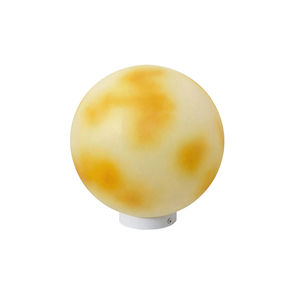 Moon-Shaped Stone Pillar Light - Outdoor Decorative Solar Lantern