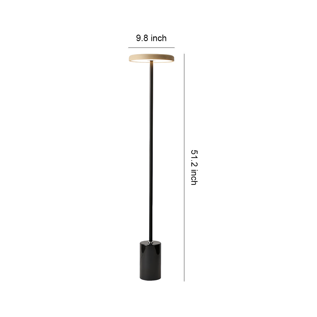 Minimalist Dimmable LED Floor Lamp - Modern Uplight Standing Light