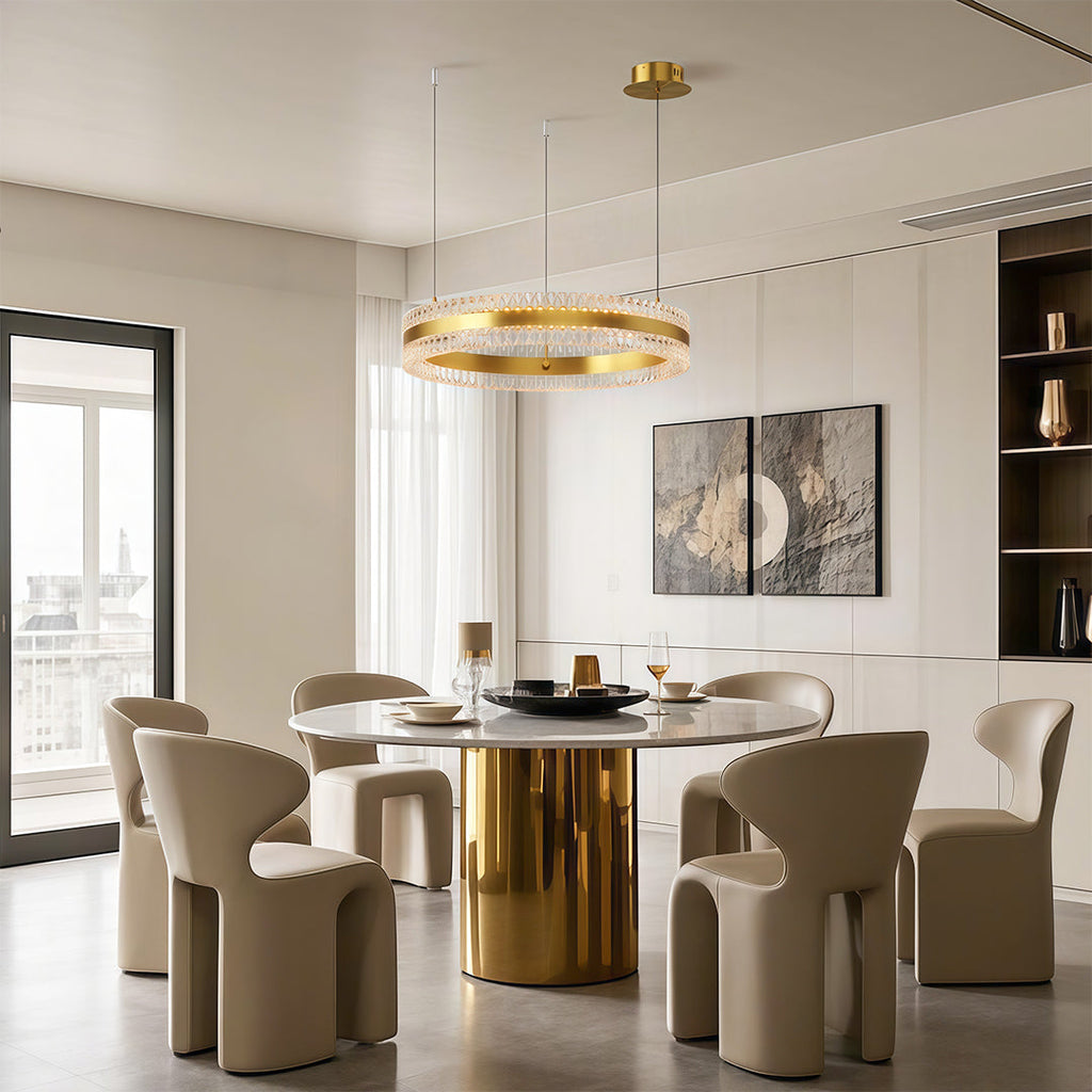Modern Circular Minimalist Luxury Chandelier Ceiling Light