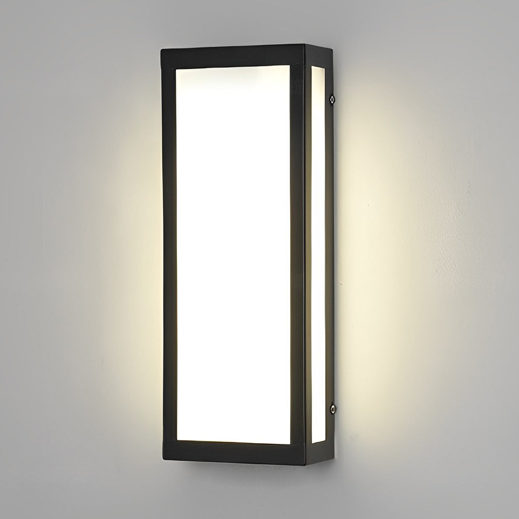 Modern LED Waterproof Rectangle Outdoor Wall Light