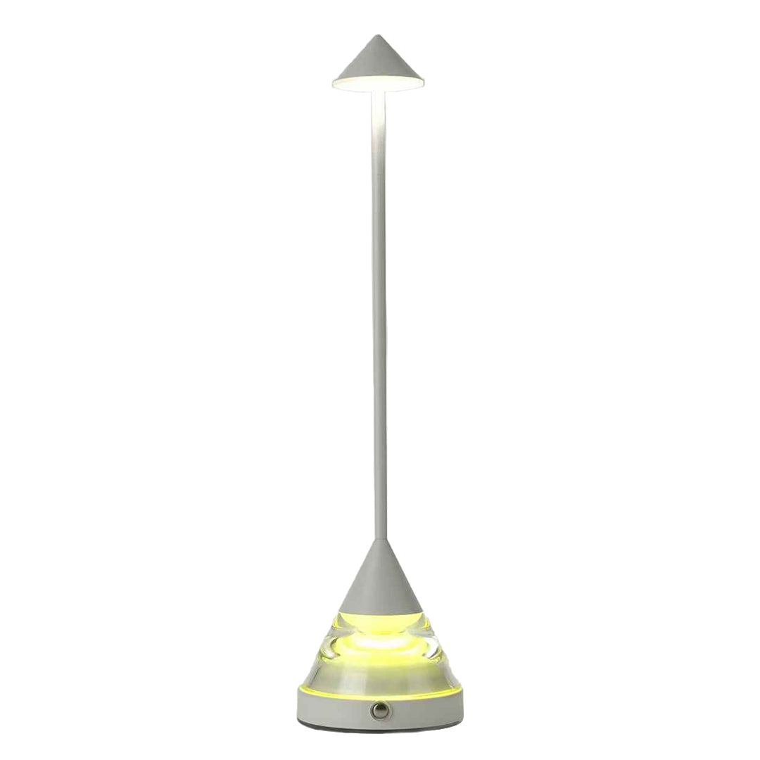 **Compact Aluminum Iron Accent Table Lamp - Unique Modern Design**  

Enhance your decor with this unique small table lamp crafted from high-quality aluminum and iron. Featuring a creative pointed design, this accent light adds a contemporary touch to any