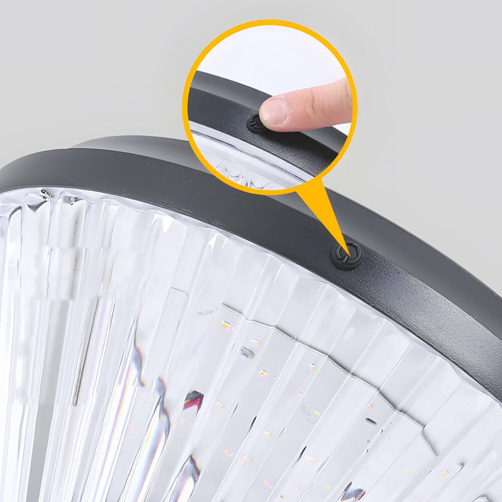 Sleek Solar LED Outdoor Landscape Post Lights - Tapered Black Top