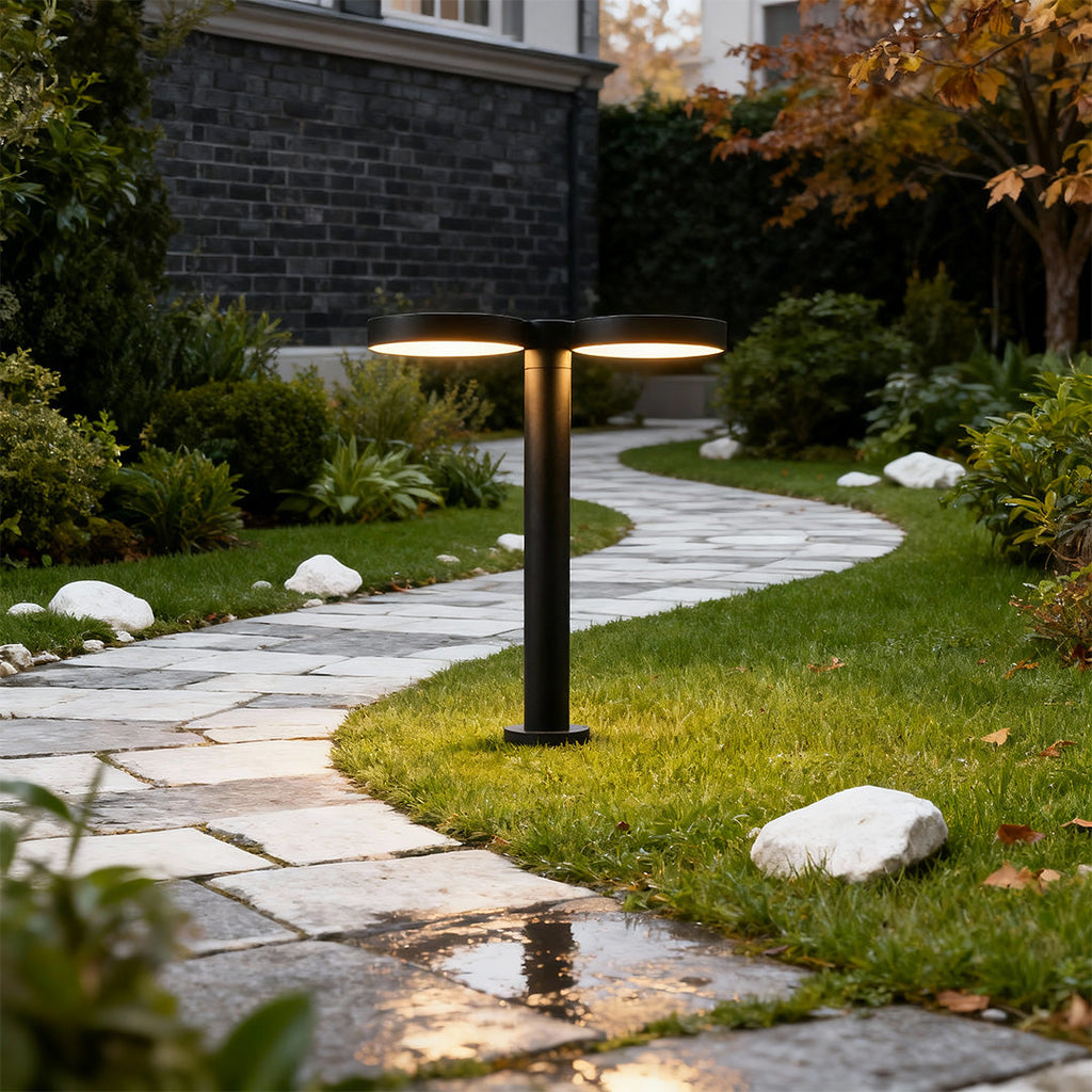 Solar Path Lights Outdoor - Waterproof Landscape Lighting for Gardens and Pathways