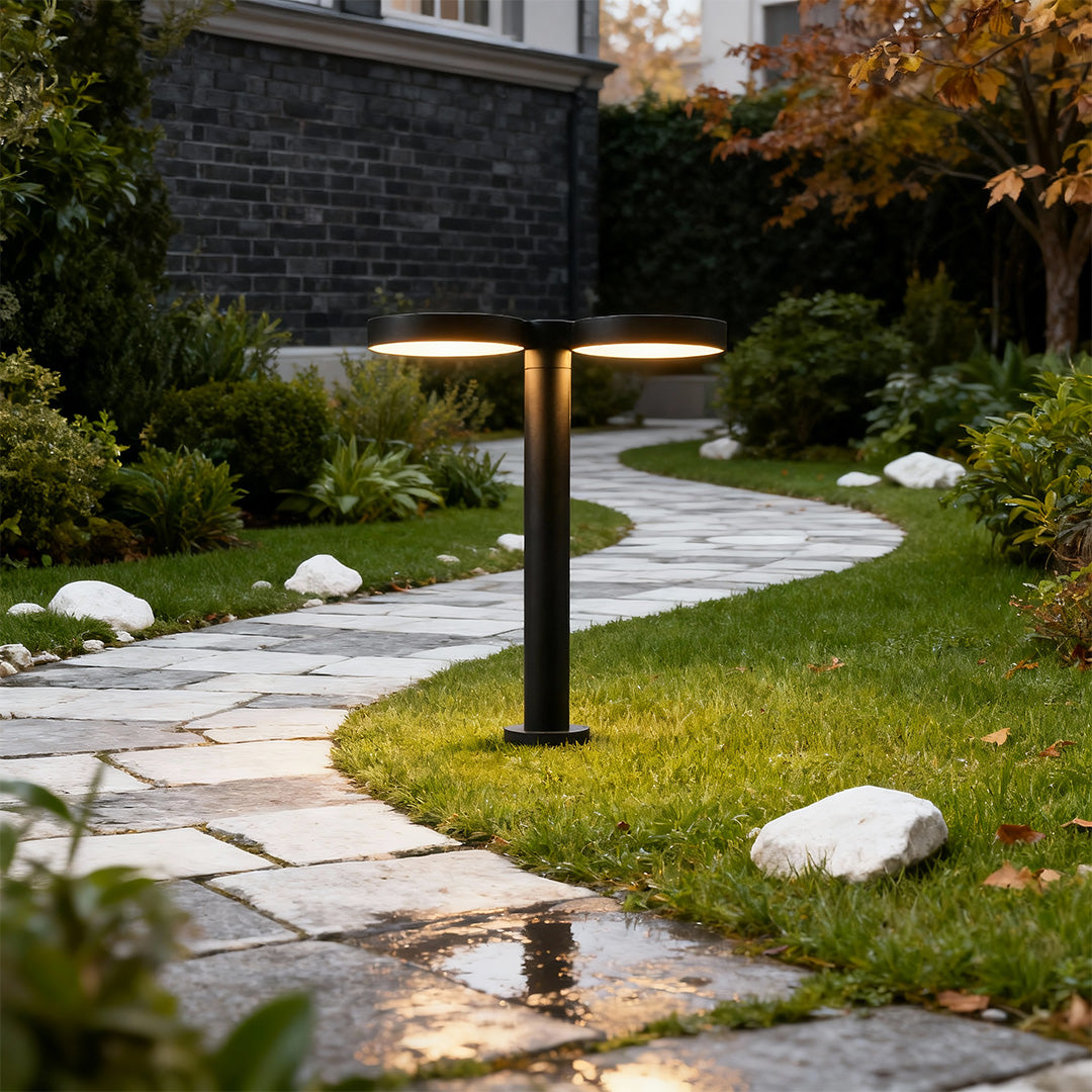 Solar Path Lights Outdoor - Waterproof Landscape Lighting for Gardens and Pathways