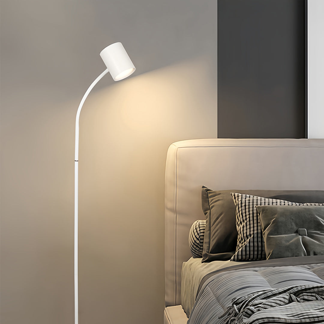 Nordic Adjustable Tall Floor Lamp for Bedroom - Reading Standing Light