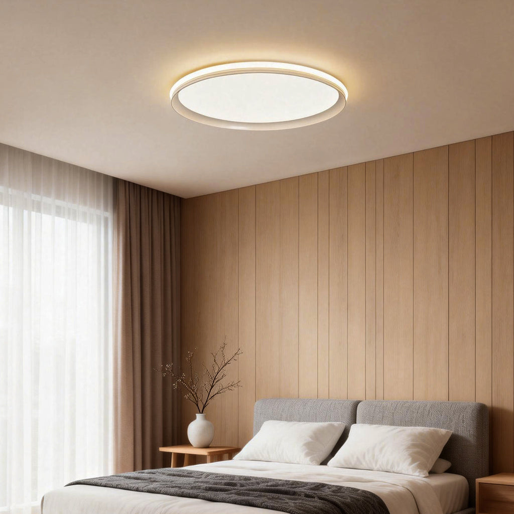 Slim Modern Round Aluminum Ceiling Light