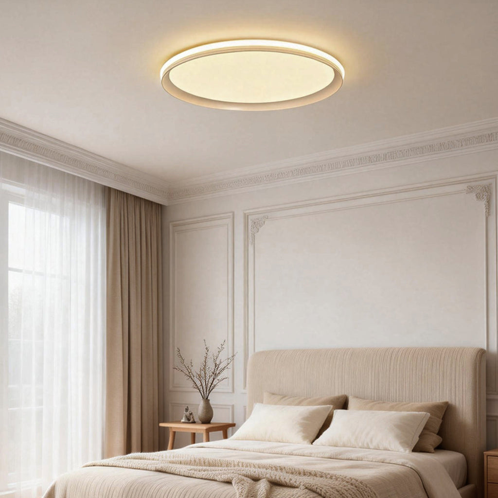 Slim Modern Round Aluminum Ceiling Light