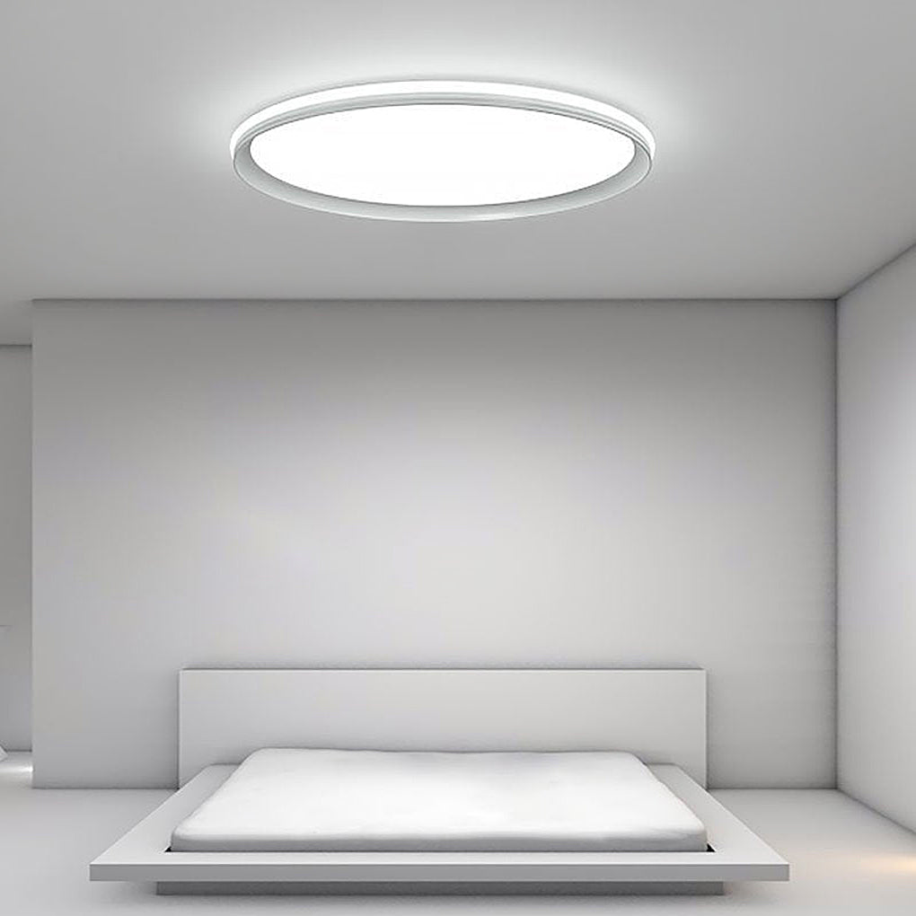 Slim Modern Round Aluminum Ceiling Light