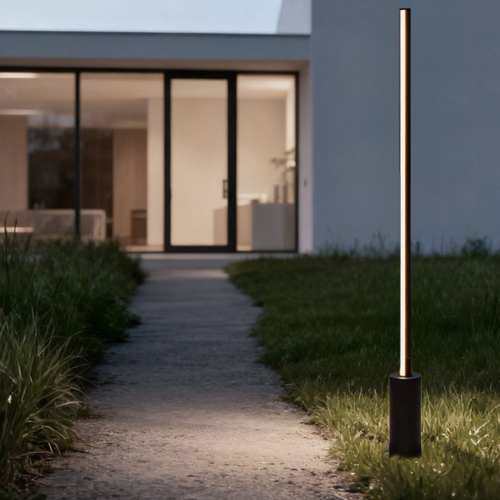 Contemporary Waterproof LED Outdoor Linear Floor Lamp