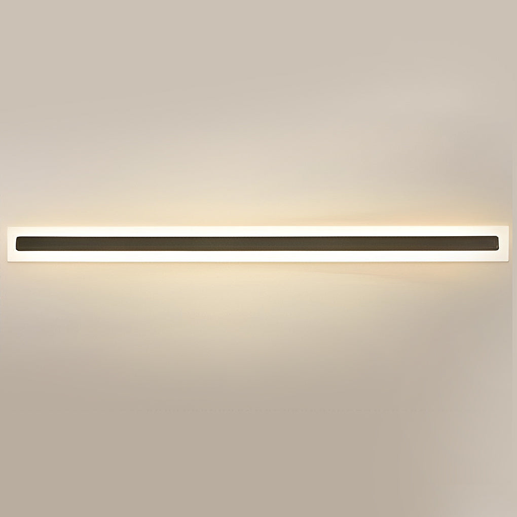Acrylic Outdoor Linear Wall Sconce - Iron Ambiance Light