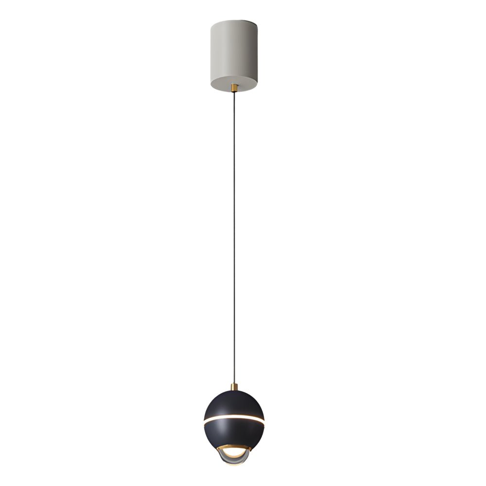 Small Metal Ball LED Pendant Light - 3 Step Dimming Modern Spotlight