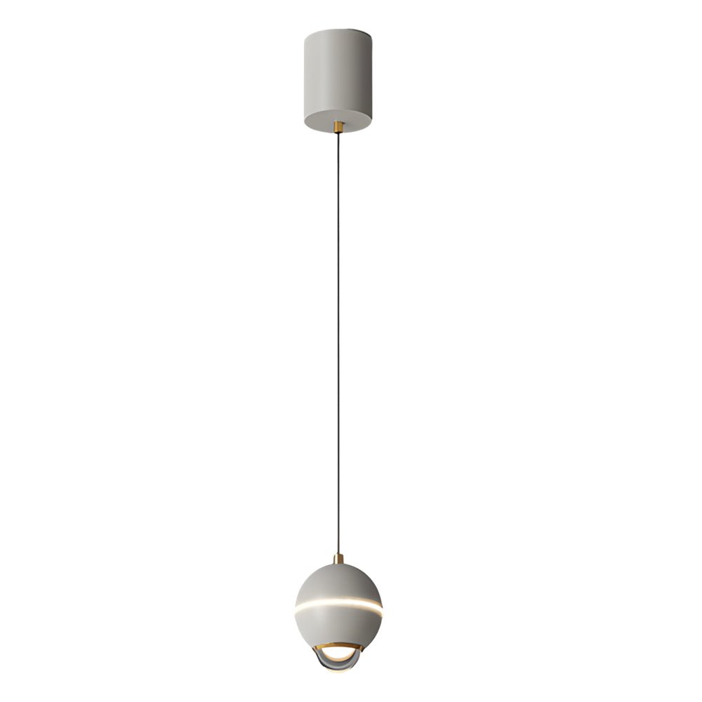 Small Metal Ball LED Pendant Light - 3 Step Dimming Modern Spotlight