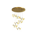 Ceramic Tulip Flower Luxury Chandelier Light
