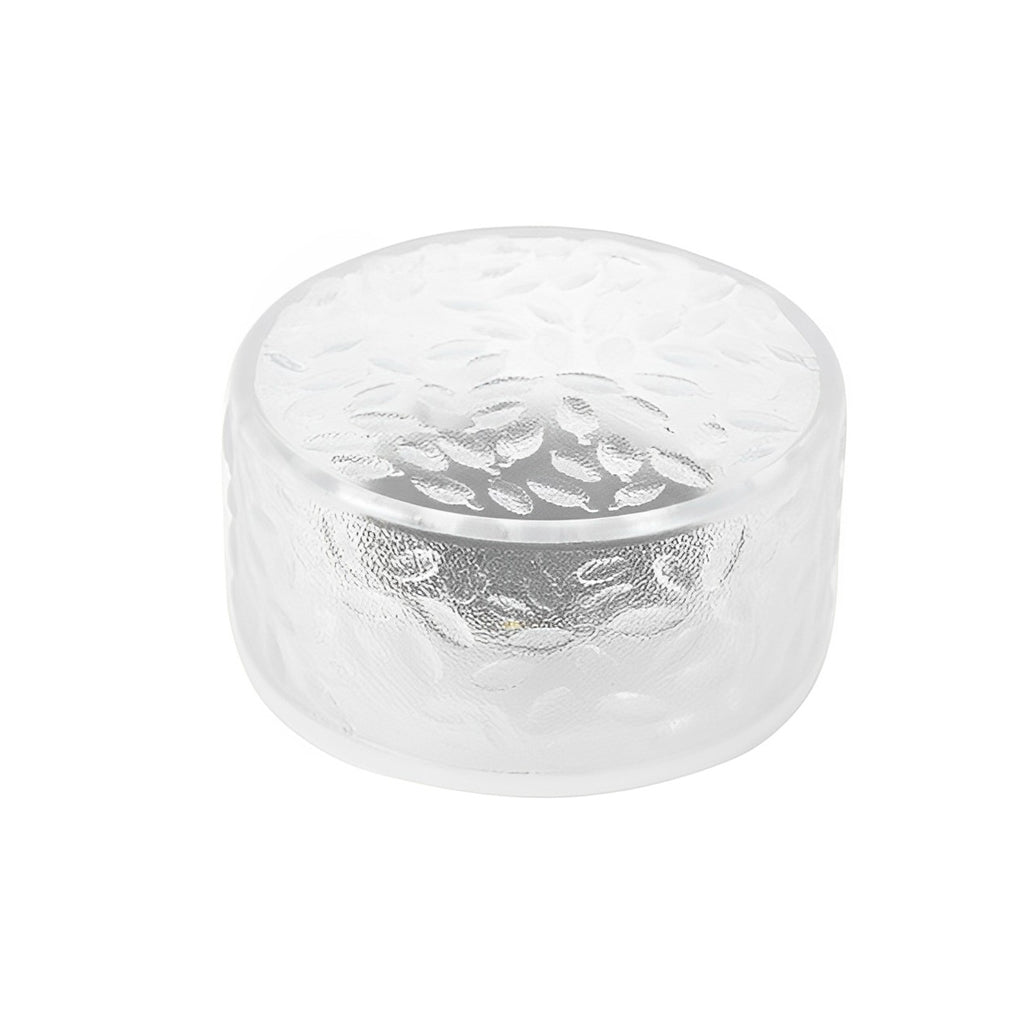 4-Pack LED Round Ice Brick Step Lights - Outdoor Atmosphere Lighting