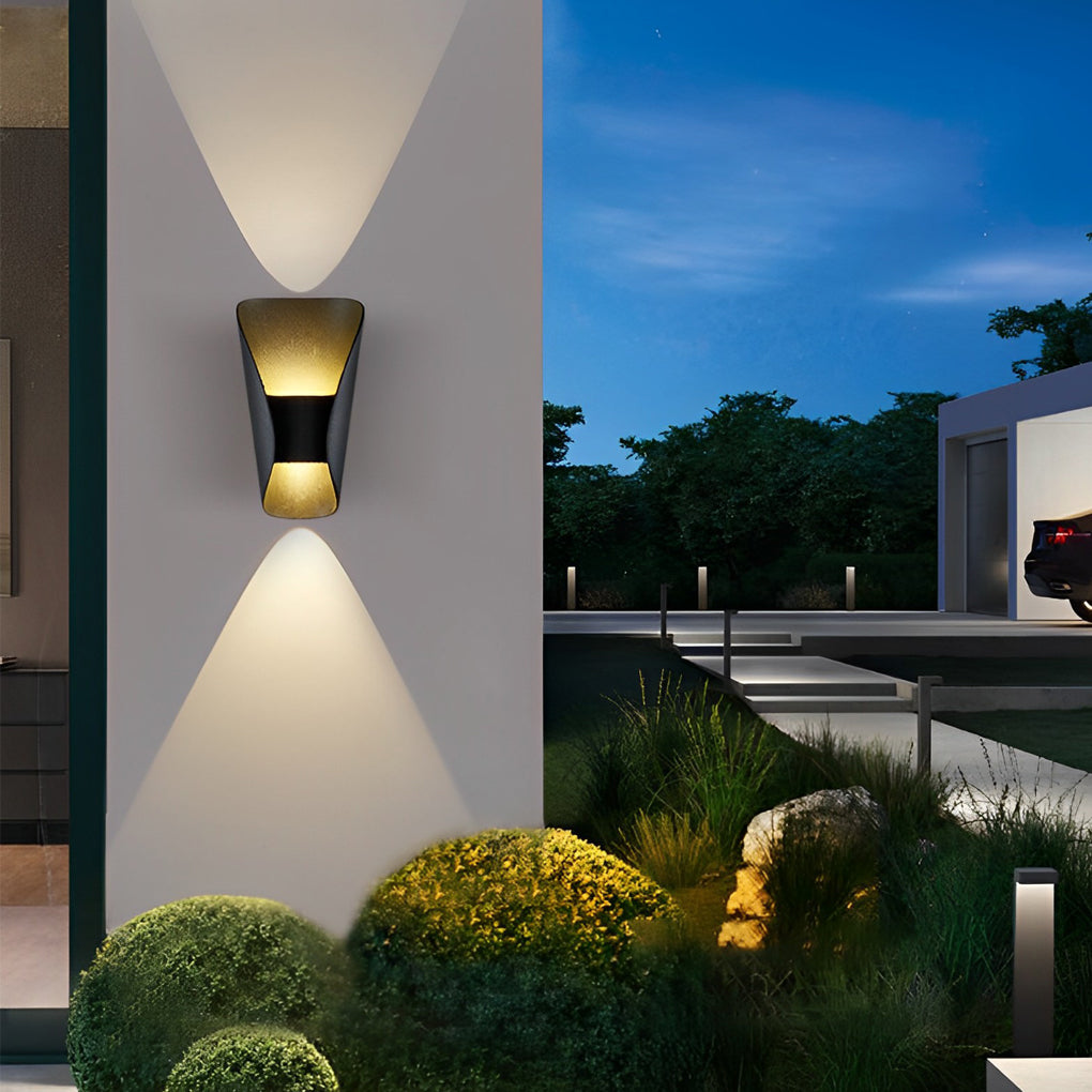 Small Up Down Waterproof Outdoor Wall Lights