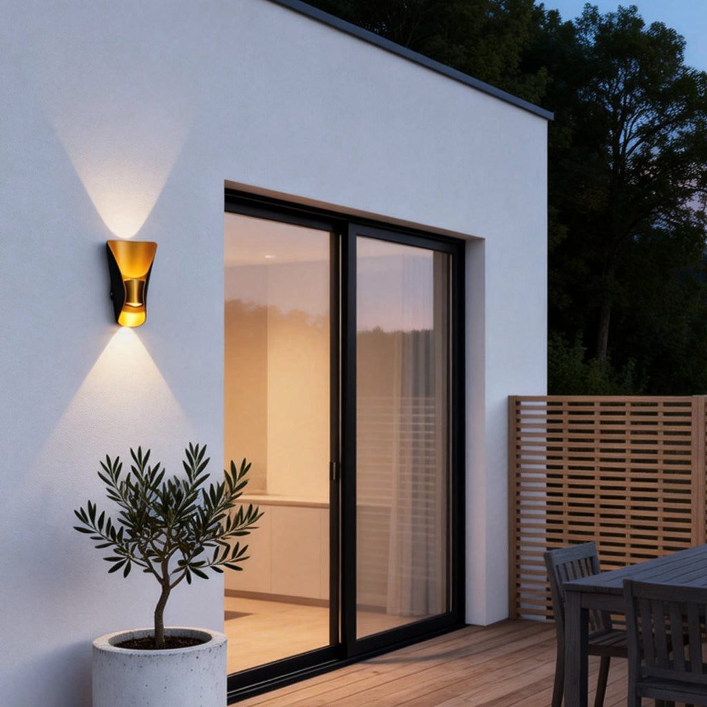 Small Up Down Waterproof Outdoor Wall Lights