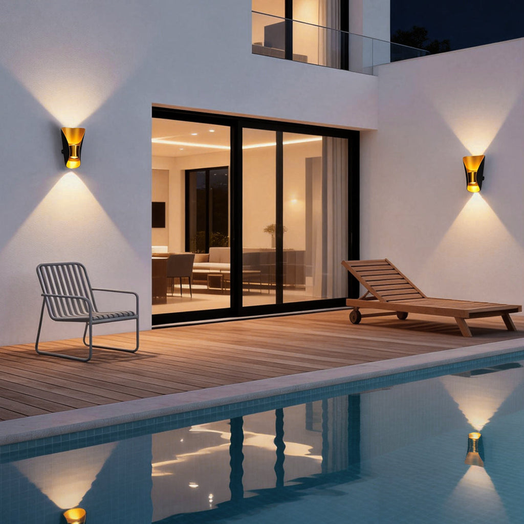 Small Up Down Waterproof Outdoor Wall Lights
