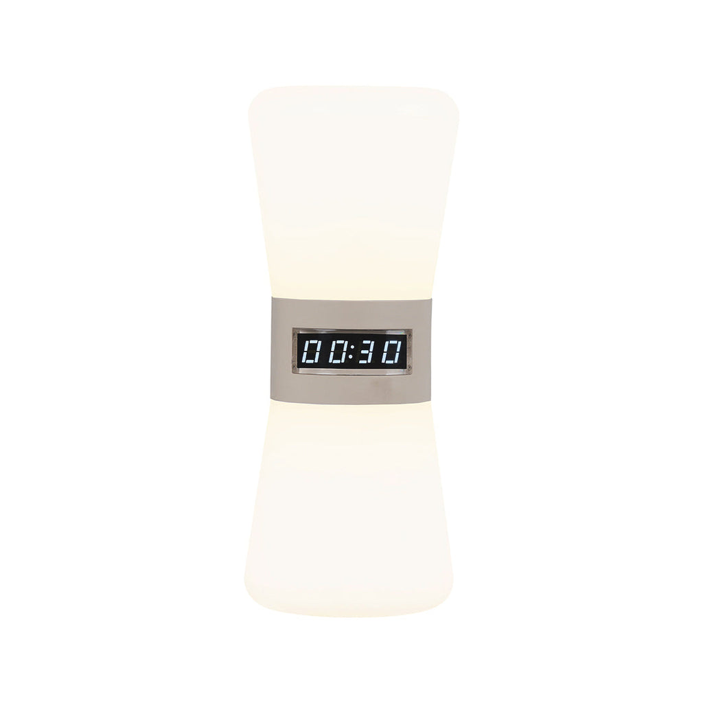 Compact Gravity Sensor Ambient Hourglass Lamp - Small White Table Lamp for Stylish Home Decor