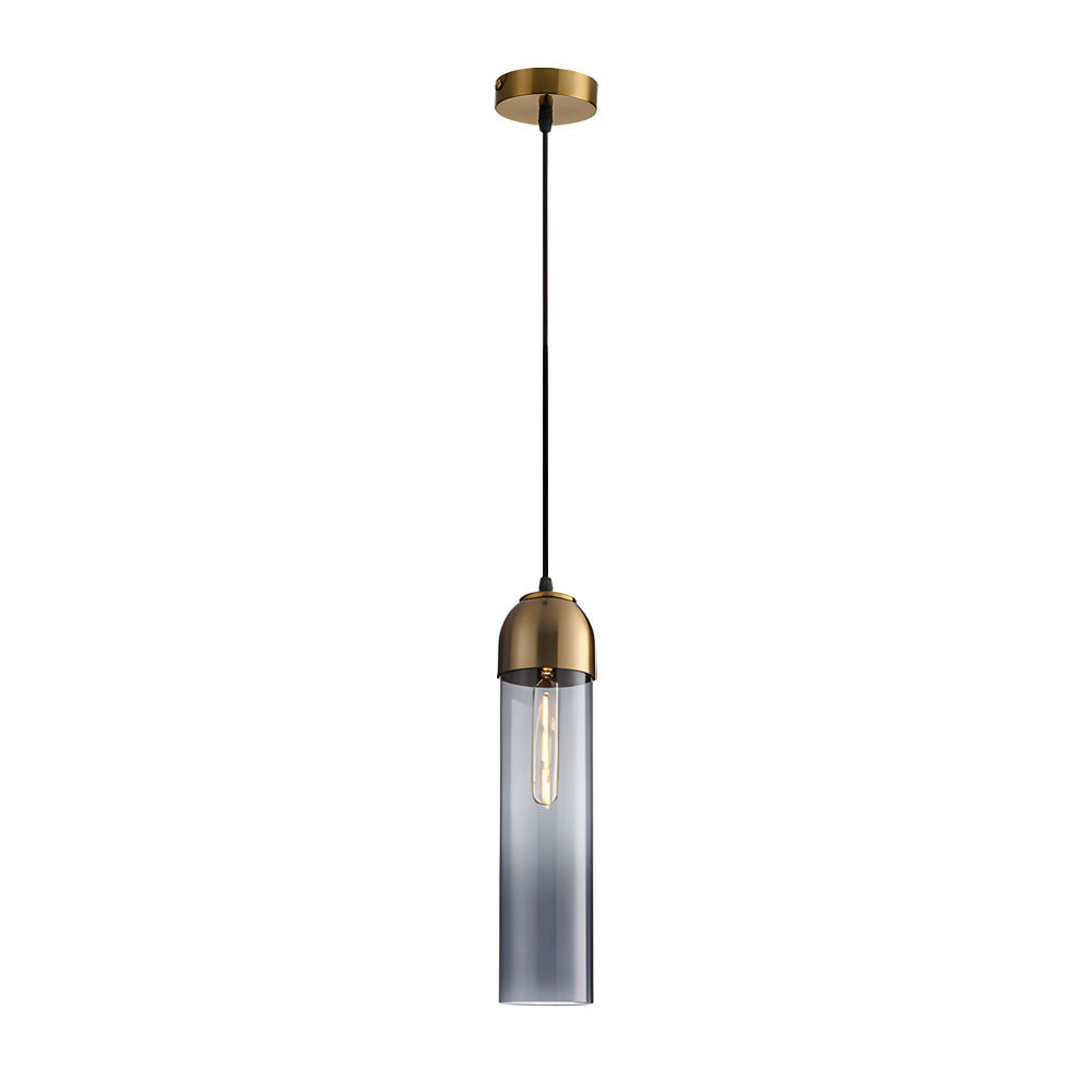 Nordic Simple Tube Glass Pendant Light Chandelier