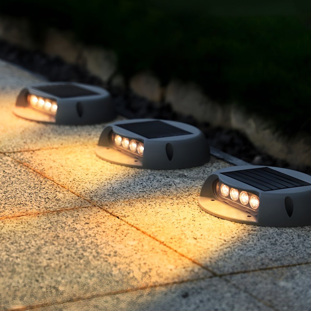 LED Solar Pathway Lights - Solar-Powered Deck Lighting for Landscape Pathways