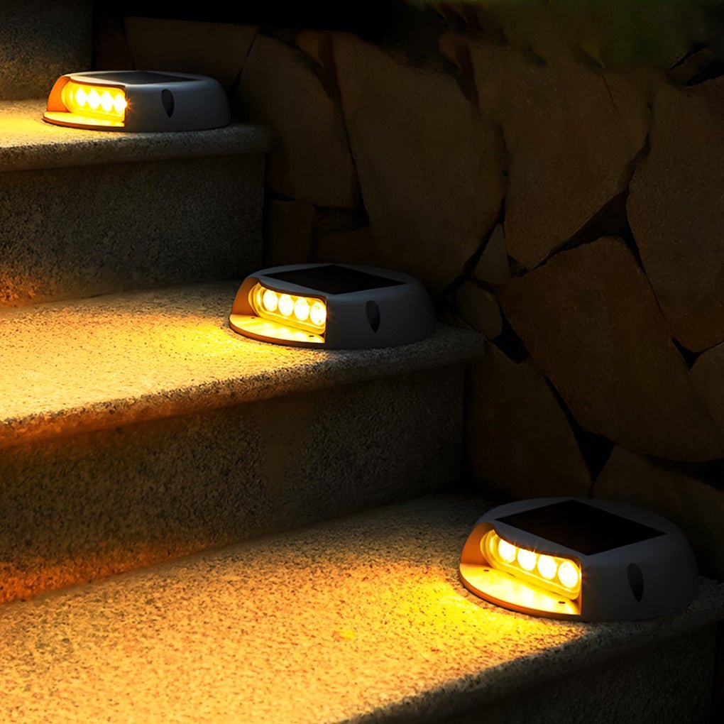 LED Solar Pathway Lights - Solar-Powered Deck Lighting for Landscape Pathways