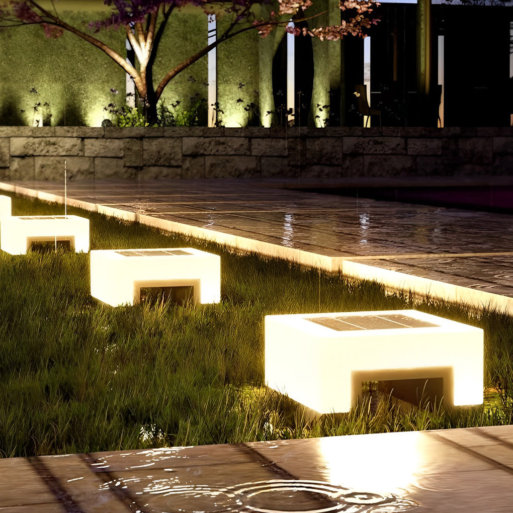 Minimalist Square Waterproof LED Lawn Lights