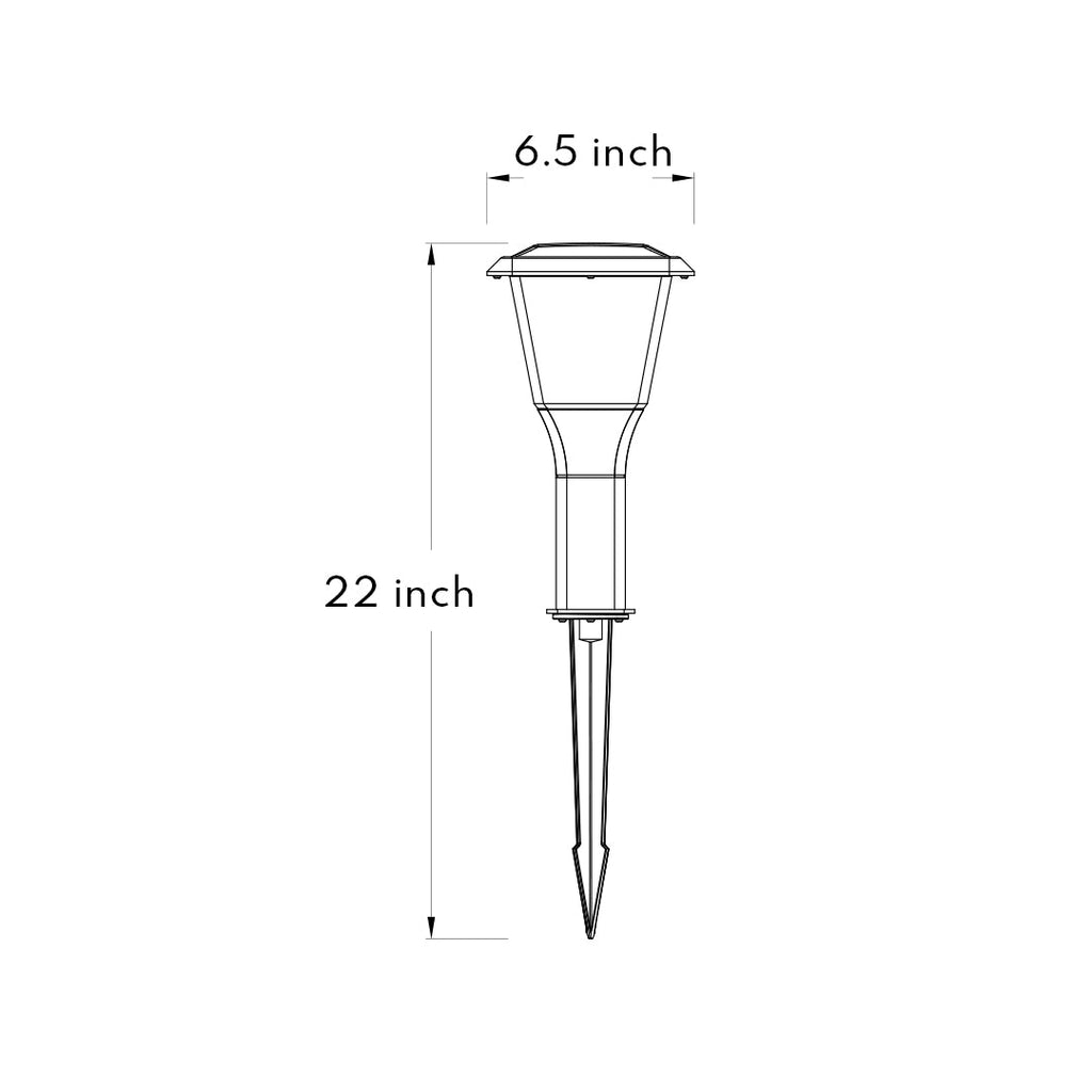 Modern Minimalist LED Garden Stake Lights - Outdoor Lighting for Pathways, Patio, and Landscape Decor