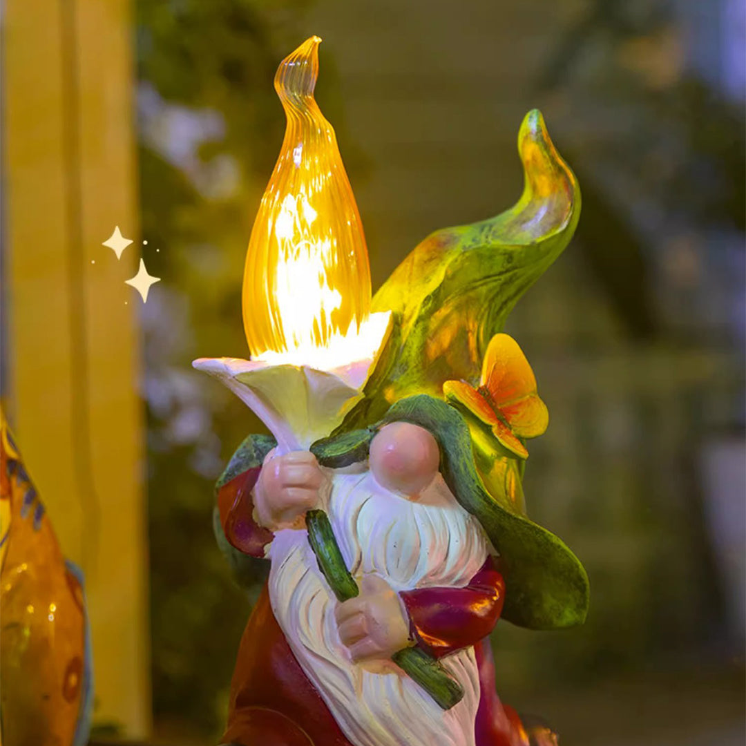 Solar Gnomes Garden Lights Mini Landscape Lamp Welcome Decor