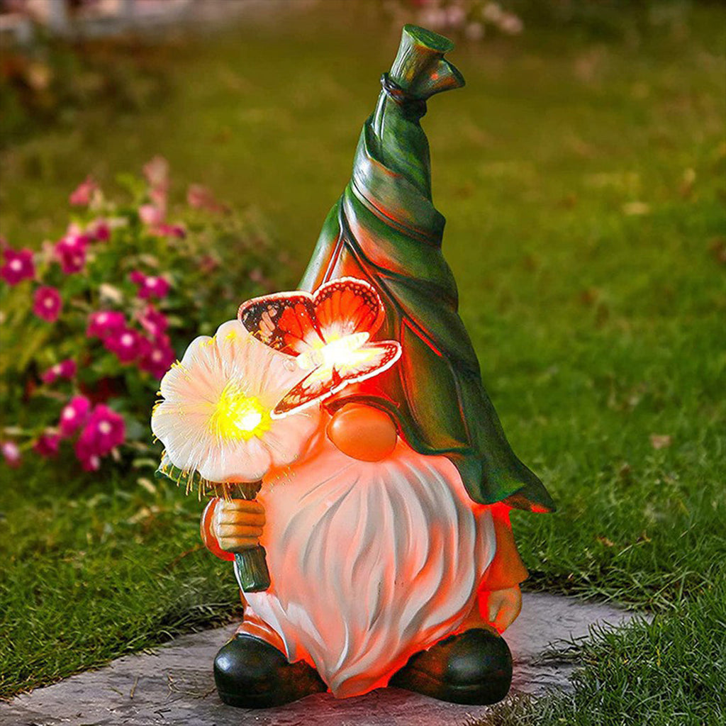 Solar Gnomes Garden Lights Mini Landscape Lamp Welcome Decor