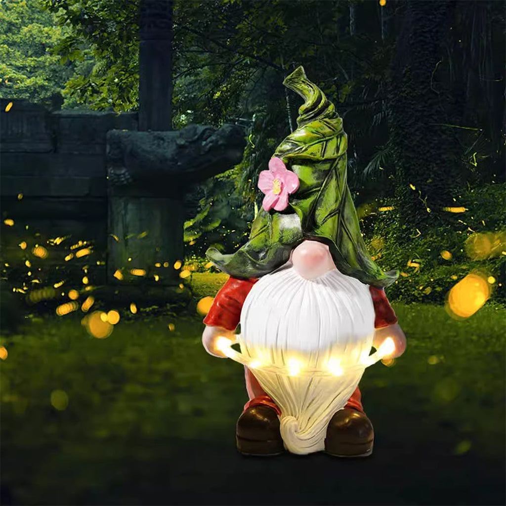 Solar Gnomes Garden Lights Mini Landscape Lamp Welcome Decor
