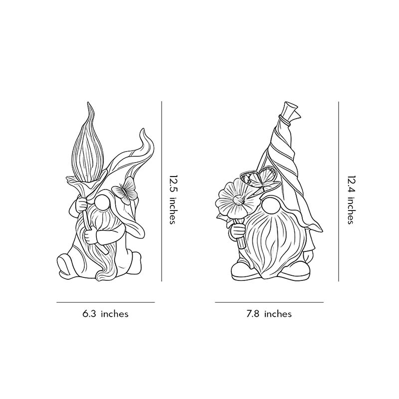 Solar Gnomes Garden Lights Mini Landscape Lamp Welcome Decor