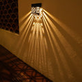Solar Outdoor Wall Sconce - LED Garden Fence Light
