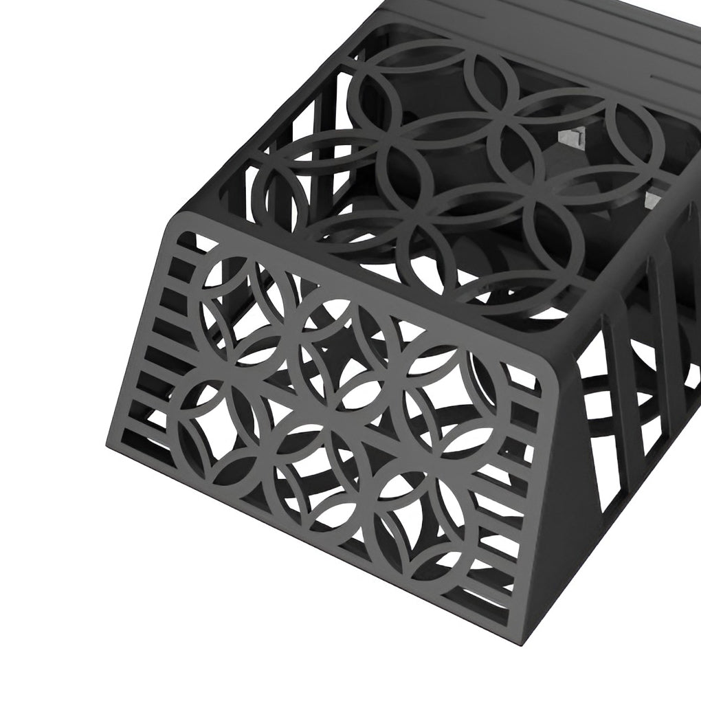 Solar Outdoor Wall Sconce - LED Garden Fence Light