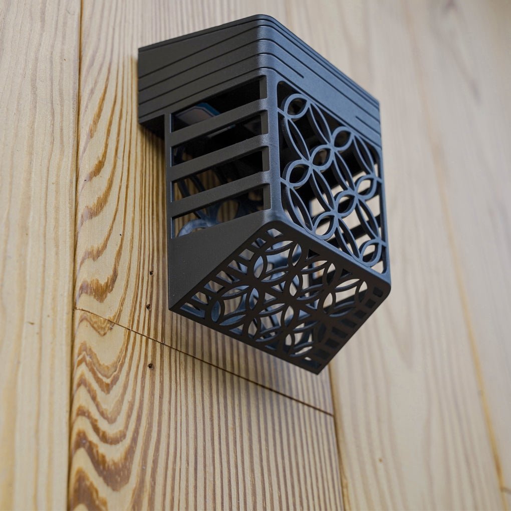 Solar Outdoor Wall Sconce - LED Garden Fence Light