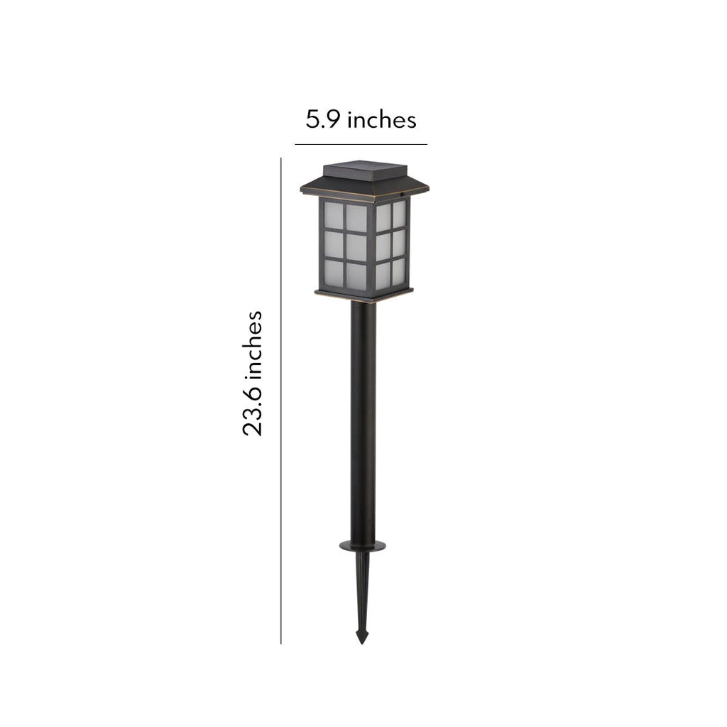 Solar LED Path Lights Outdoor - Courtyard Ground Socket Light for Pathway Illumination and Garden Decor