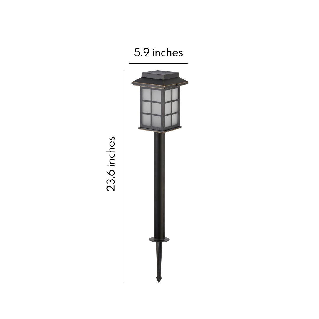 Solar LED Path Lights Outdoor - Courtyard Ground Socket Light for Pathway Illumination and Garden Decor