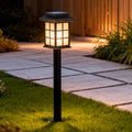 Solar LED Path Lights Outdoor - Courtyard Ground Socket Light for Pathway Illumination and Garden Decor