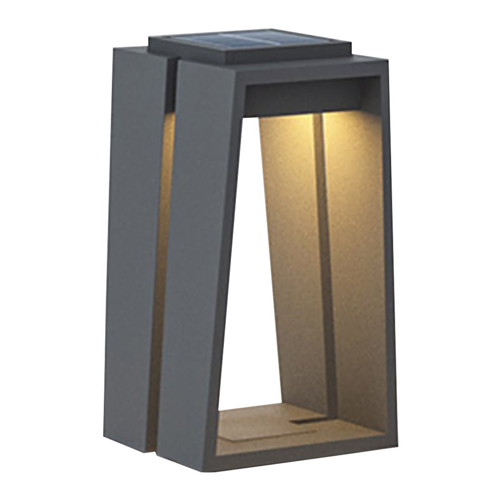 Waterproof Solar Deck Lights - Minimalist Trapezoid LED Lighting