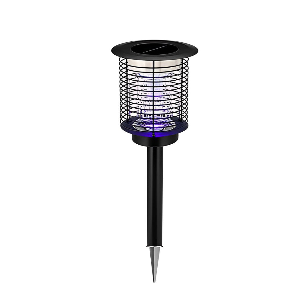 Solar Bug Zapper Garden Lamp - Purple Light Mosquito Killer