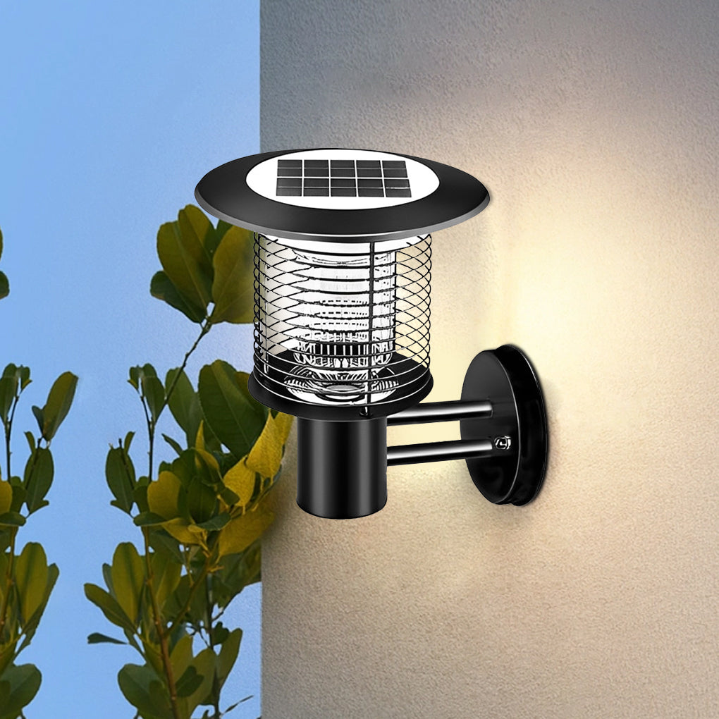 Solar Purple Light Bug Zapper - Garden Mosquito Killer Lamp