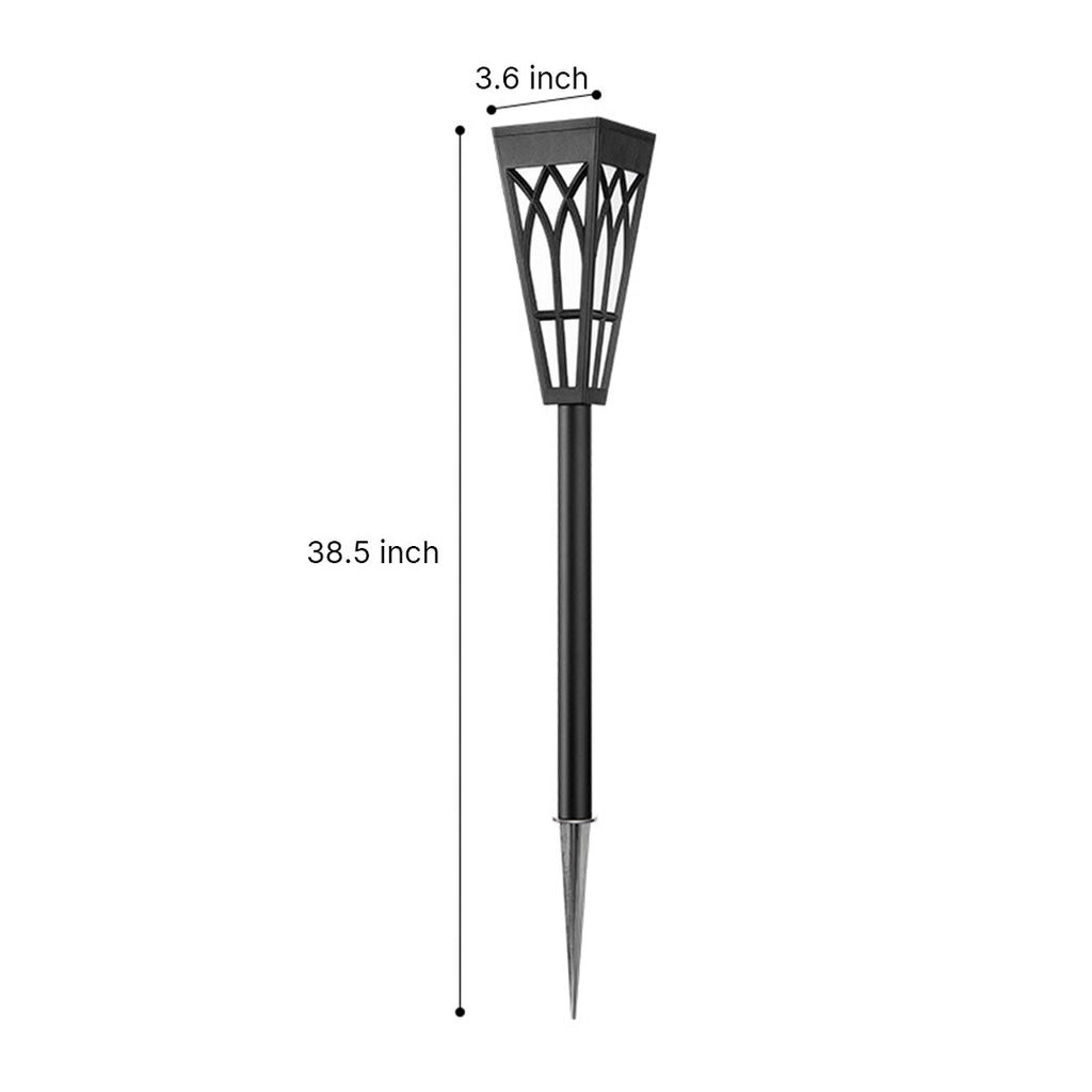 Waterproof Solar LED Lawn Light Post - Decorative Garden & Outdoor Lighting