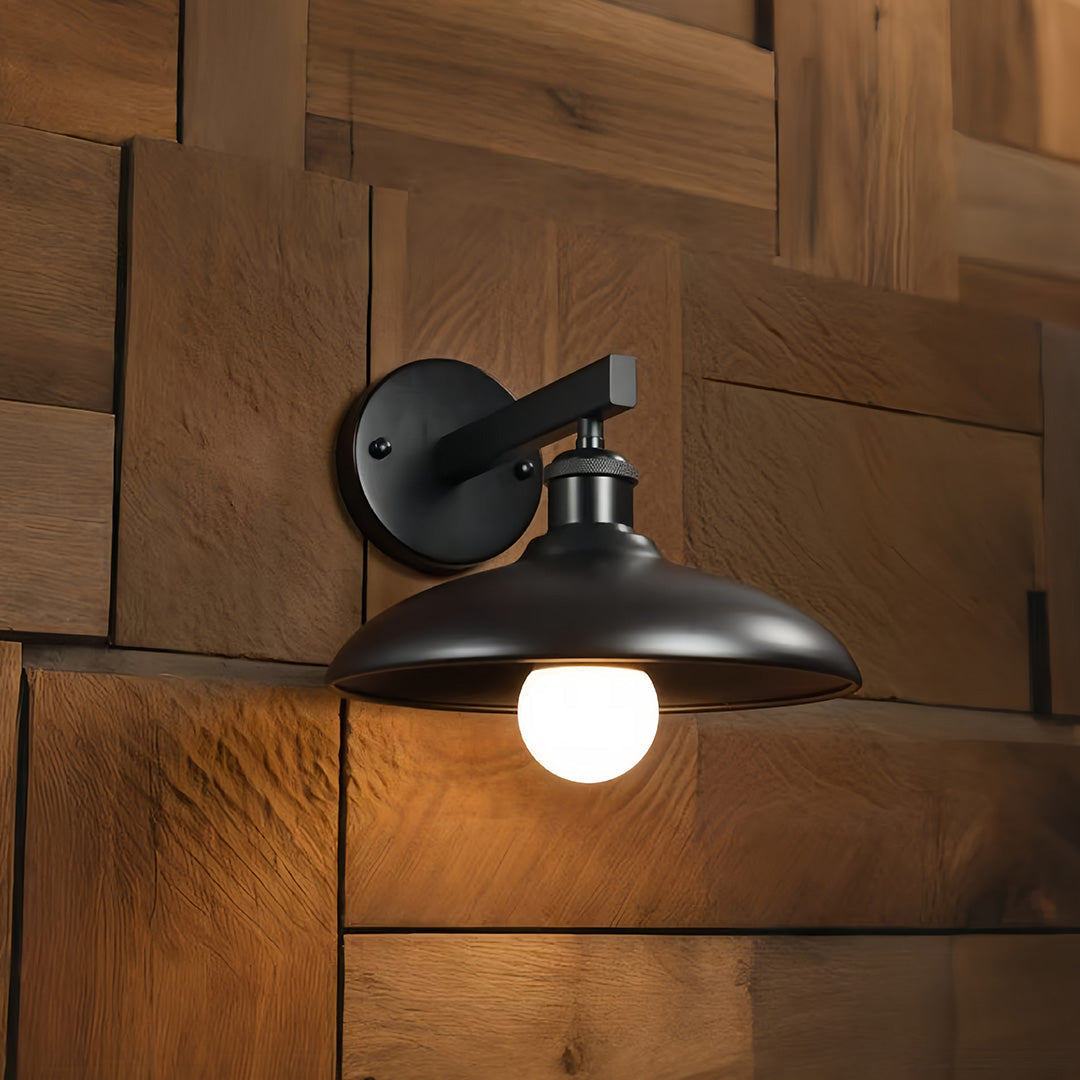 Vintage Waterproof LED Outdoor Wall Light - Iron Rustic Lighting