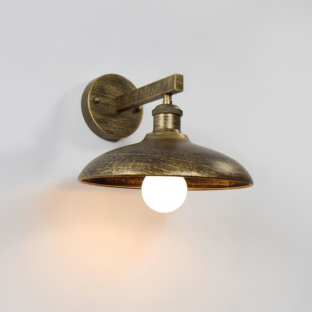Vintage Waterproof LED Outdoor Wall Light - Iron Rustic Lighting